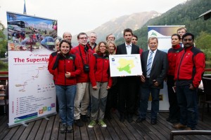 Unsere Besucher aus den verschiedenen Ländern genossen das Ambiente auf der Seeterrasse