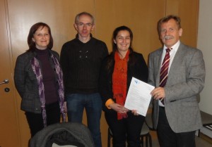 Über den "Antrittsbesuch" der neuen kaufmännischen Geschäftsführerin des Wasserklusters Lunz Mag. Sabine Siegl (3. von links) freute ich mich besonders. Ich bitte weiterhin um gute Zusammenarbeit!