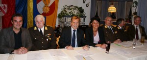 Ehrengäste bei der Feuerwehrsitzung Ehrengäste bei der Feuerwehrsitzung