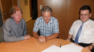 Transportsysteme und Tourismus im Ybbstal waren die Themen einer Besprechung mit Jürgen Krappen, Christian Wachauer und Georg Fuchshuber