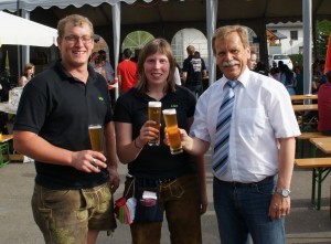 Martin Längauer und Lisa Glinserer freuten sich über die gelungenen Veranstaltung - herzliche Gratulation und danke für euren Einsatz!