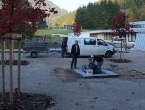 Unser Vize ist fast jeden Tag auf der Baustelle