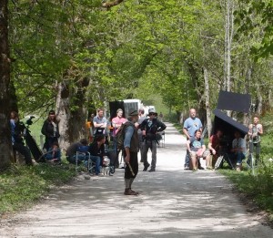 Filmteam bei der Arbeit (heuer im Frühsommer)