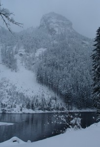 Winter am Mittersee mit Höhenstein