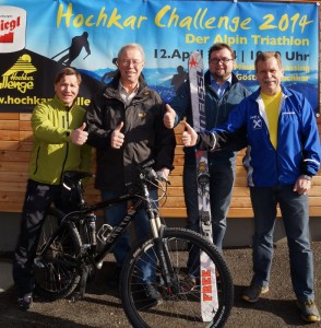 Erstmals bei der Hochkar Challenge - ein Bürgermeisterteam