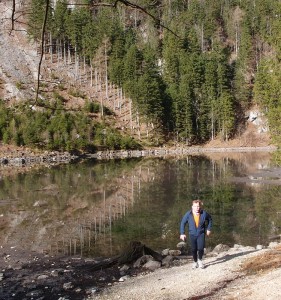 Nicht allzuviel Wasser im Mittersee
