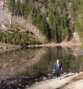 Nicht allzuviel Wasser im Mittersee