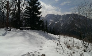 Wieder leicht winterlich am Zinken