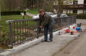 Dieses Geländer hält einiges aus