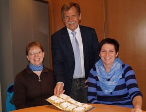 Neben guten Nachrichten überbrachten Barbara und Martins auch einen guten Apfelstrudel. Herzlichen Dank!