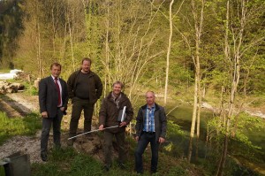 Begehung der möglichen Radwegtrasse