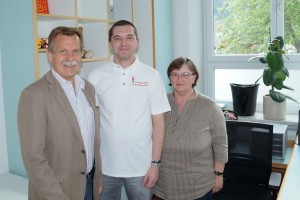 Herzlich wilkommen unserem Doktor Wolfgang Dörfler und seiner Mutter, die in der Ordi mithilft