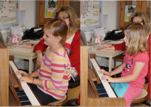 Unsere Enkeltöchter Lena und Sophie - gratuliere, ihr habt super gespielt!