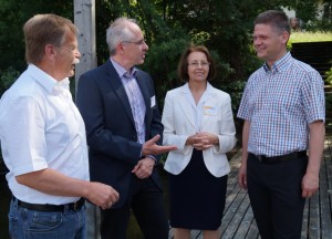 Spezialführung von Dr. Thomas Hein und Dr. Erika Fischer für Bürgermeister und Abgeordneten andreas Hanger