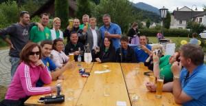 Bestens unterhalten hat sich auch die Freizeitrunde aus Götzendorf - danke für euren Besuch!