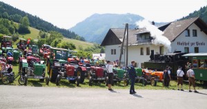 Verschiedenen alte Maschinen im Einsatz