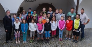 Kurze Führung für die Schüler der 1. Klasse und ihre Begleitung - danke für euren Besuch