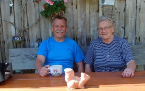 Im Tal angekommen gibts bei der Mutter einen guten Kaffee - vielen Dank!