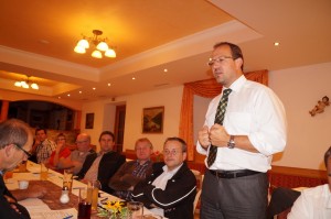 Bundesrat Bernhard Ebner beim Einführungsreferat - lieber Bernhard, danke für deinen Besuch.