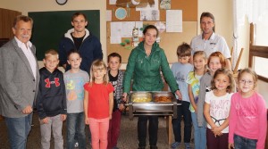Mittagessen in der Schulküche