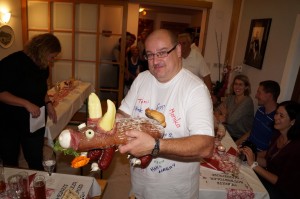 Geschenkübegabe
