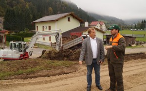 Baustellbegehung nit Norbert Egger - danke für deinen Einsatz bei diesem Projekt