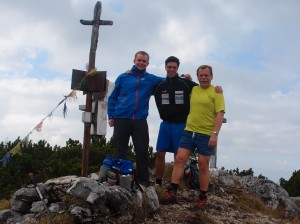 Geschafft - lieber Christian, lieber Mike, die Tour mit euch war super!