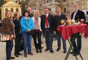 Lunzer Besucher mit Eisenstraßenobmann Andreas Hanger