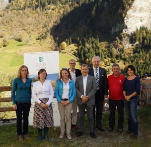 Die Geehrten mit dem Projeketteam