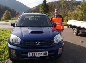 Unterwegs mit unserem neuen Fahrzeug - gute Fahrt!