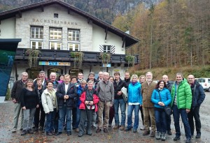 Unsere Reisegruppe bei der Talstation