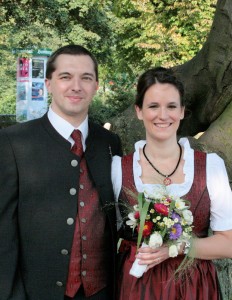 Bei der Hochzeit in Hamburg