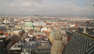 Blick über Wien vom Turm