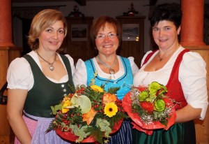 Bezirksbäuerin christl Wieder mit ihren Gebietsbäuerinnen Helga Leichtfried und Maria Zulehner