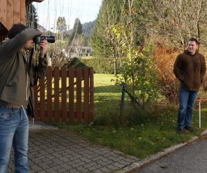 Gut erholt zurück aus dem Urlaub zum Fotoshooting!