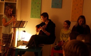 Stimmunsvolle instrumentale Begleitung