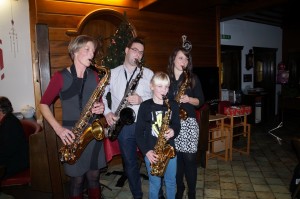 Danke dem Saxophonquartett für die musikalische Gestaltung der Feier!
