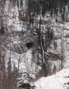 Ungewöhnlich viel Wasser am Ludwigsfall