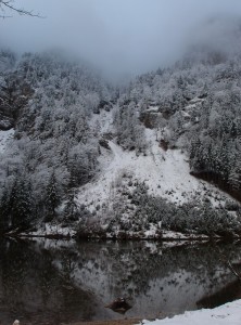 Düstere Stimmung am Mittersee