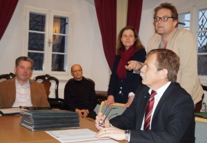 Vorstellung des Kunstprojektes, das der Gemeinderat sehr positiv aufnahm