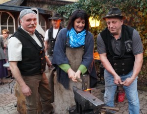 Birgit Hager zeigte handwerkliches Geschick
