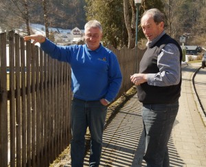 Toruismusobmann Hans Mayr koordiniert die Arbeiten