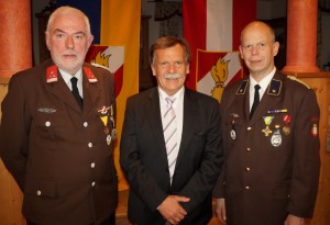 Besonders gratuliere ich den Lunzen Feuerwehrkameraden Franz Bachler und Gerhard Schmid.