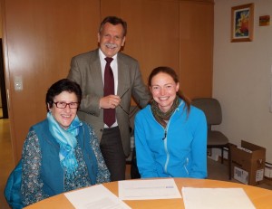 Gertraud Steniczka  und Josefa Sommer stellen ihre interessante Aktion vor