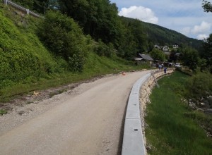 Abschnitt zwischen Postlehen und Bahnhof