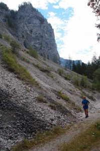 Letztes Stück des Weges von Weichselboden entlang der Radmer nach Rotmoos - ein Teil meines alten Schulweges 