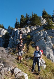 Bergfreunde zu treffen ist immer schön!